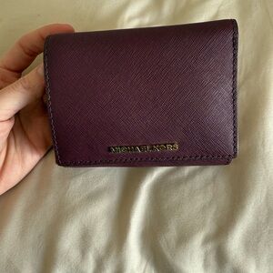 Michael Kors Burgundy Wallet